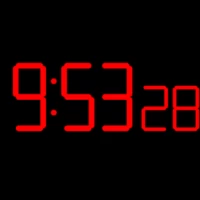 Digital Clock Seconds