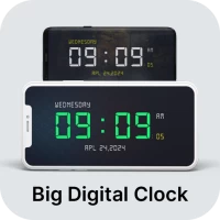 Big Digital Clock Display