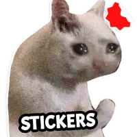 наклейки мем кошки WASticker