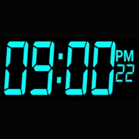 Huge Digital Clock ~Neon Clock