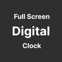 Full Screen Digital Clock